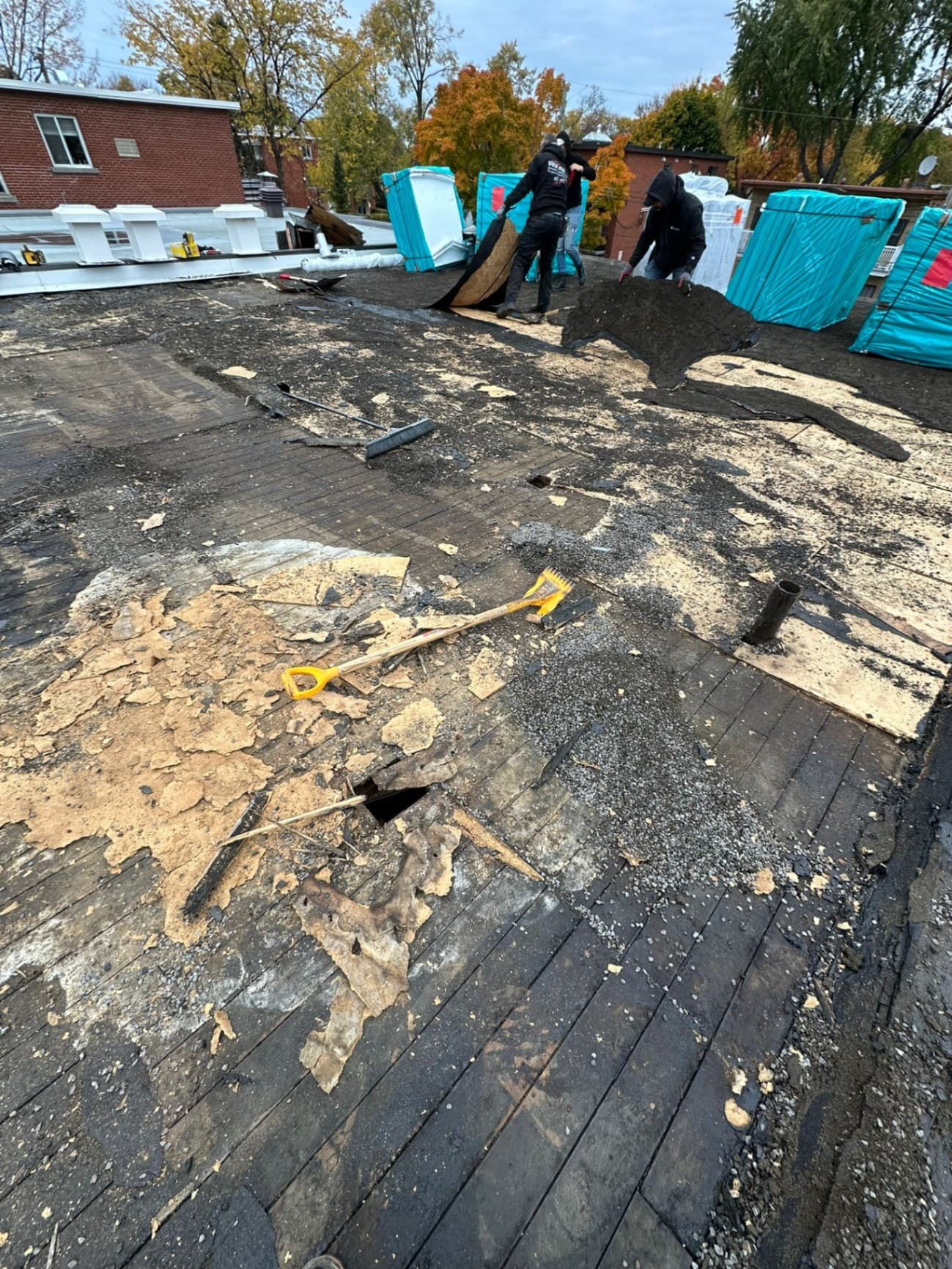 Toit plat résidentiel